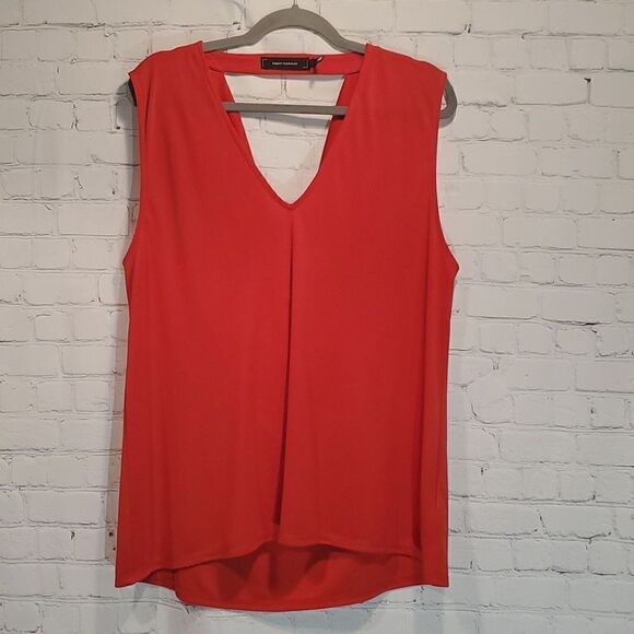 Robert Rodriguez red drape back sleeveless top - Picture 1 of 9